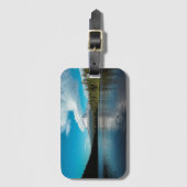 Trillium Lake Foto van Oregon USA Bagagelabel (Voorkant (verticaal))