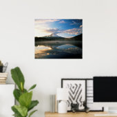 Trillium Lake | Mount Hood National Forest, OR Poster (Thuiskantoor)