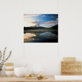 Trillium Lake | Mount Hood National Forest, OR Poster (Keuken)