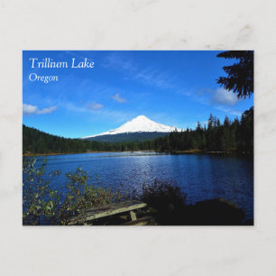 Trillium Lake, OR Briefkaart