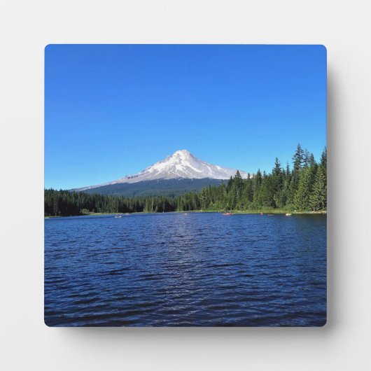 Trillium Lake, OR Fotoplaat (Voorkant)