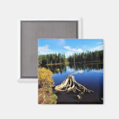 Trillium Lake, OR Magneet (Voorkant / Achterkant)
