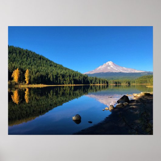 Trillium Lake, OR Poster (Voorkant)