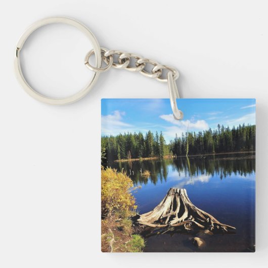 Trillium Lake, OR Sleutelhanger (voorkant)