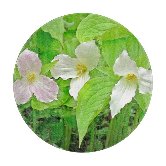 "Trillium" snijraad Snijplank (Voorkant)