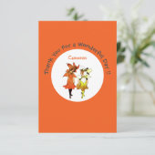 Trillium Tiger-Lily Fantasiefeest Benodigdheden Bedankkaart (Staand voorkant)