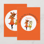 Trillium Tiger-Lily Fantasiefeestartikelen Bedankkaart (Voorkant / Achterkant)