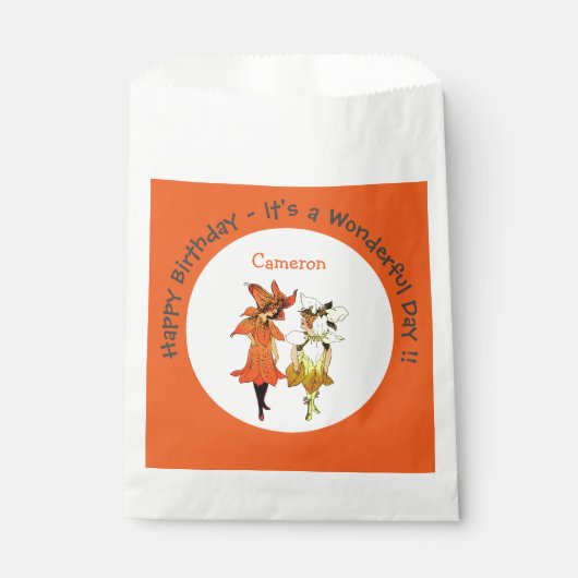 Trillium tijger-lelie grillige bloem partij leveri bedankzakje (Voorkant)