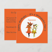 Trillium tijger-lelie grillige bloem partij leveri kaart (Voorkant / Achterkant)