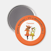 Trillium tijger-lelie grillige bloem partij leveri magneet (Voorkant / Achterkant)