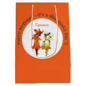 Trillium tijger-lelie grillige bloem partij leveri medium cadeauzakje (Achterkant)