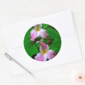 Trillium-wildbloem Ronde Sticker (Envelop)