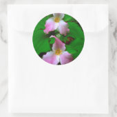 Trillium-wildbloem Ronde Sticker (Tas)