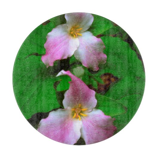 Trillium-wildbloem Snijplank (Voorkant)