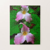 Trillium Wildflower Legpuzzel (Verticaal)
