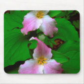 Trillium Wildflower Muismat (Voorkant)