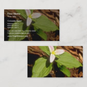 Trilliumbloemen Visitekaartje (Voorkant / Achterkant)