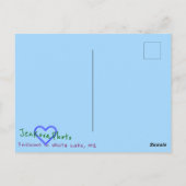 TRILLIUMS RAINBOW BRIEFKAART (Achterkant)