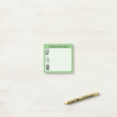 Trilobiet Gedachten - Prehistorisch Fossiel Post-it® Notes (Op bureau)