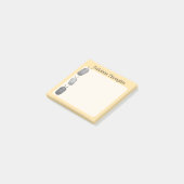 Trilobiet Gedachten - Prehistorisch Fossiel Post-it® Notes (Schuin)