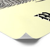  trilobietdruk poster (Hoek)