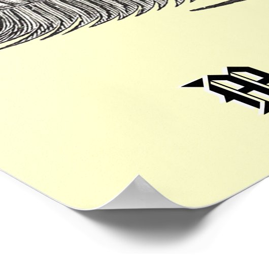  trilobietdruk poster (Hoek)