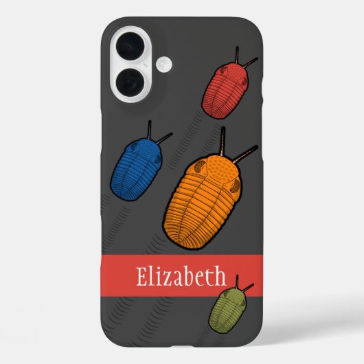 Trilobietenmigratie - prehistorisch dier Case-Mate iPhone case (Achterkant)