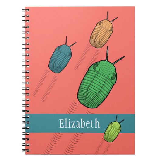 Trilobietenmigratie - prehistorisch dier notitieboek (Voorkant)