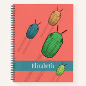 Trilobietenmigratie - prehistorisch dier notitieboek (Voorkant)