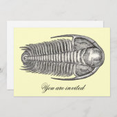 trilobietuitnodiging kaart (Voorkant / Achterkant)