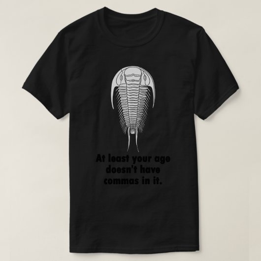 Trilobite Birthday 6 T-shirt (Design voorkant)