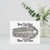  Trilobite-Briefkaart Briefkaart (Staand voorkant)