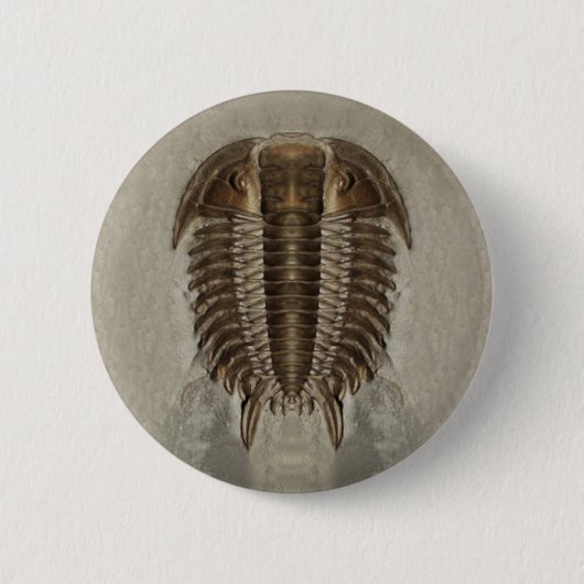 Trilobite-Button Ronde Button 5,7 Cm (Voorkant)