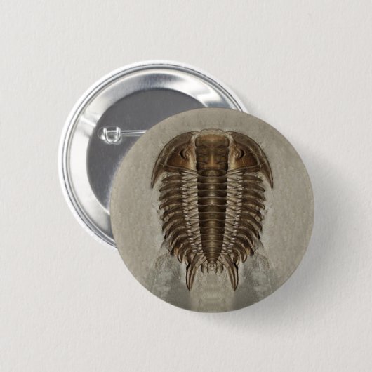Trilobite-Button Ronde Button 5,7 Cm (Voorkant /achterkant)