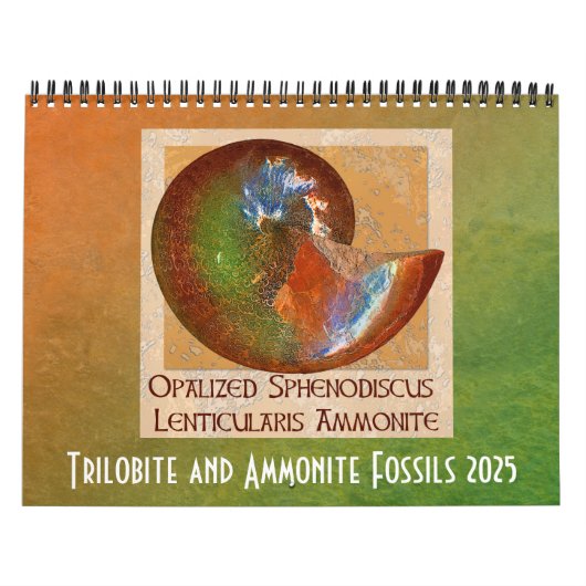 Trilobite en Ammoniet 2025 Kalender (Hoes)