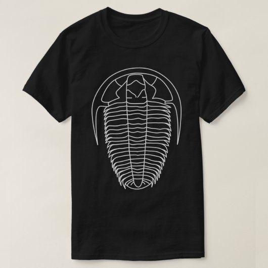 Trilobite Fossil Geology Teacher Student Geologist T-shirt (Design voorkant)
