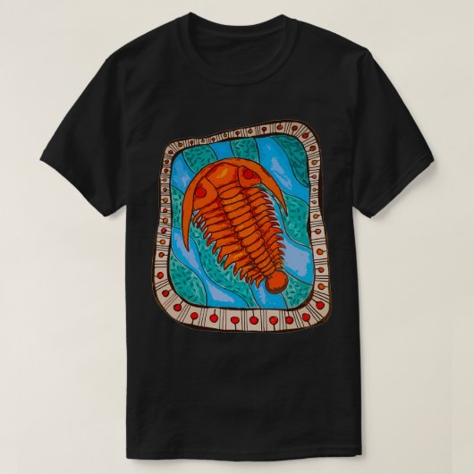 Trilobite Fossil T-shirt (Design voorkant)