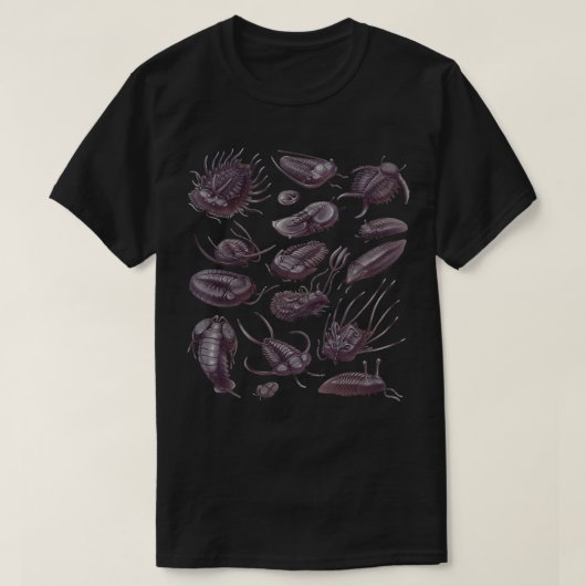 Trilobite Fossils 2 T-shirt (Design voorkant)