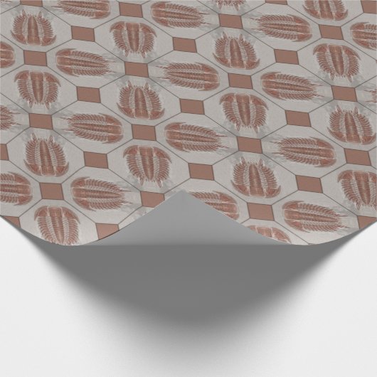 Trilobite Tile Cadeaupapier (Hoek)