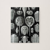 Trilobites and Fossils in Black and White Legpuzzel (Verticaal)