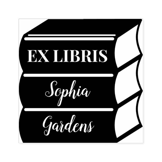 Trilogie (2,5 inch) rubberstempel (Afrduk)