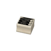 Trilogy Rubber Stamp (1 inch) Rubberstempel (Stempel)