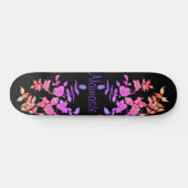  trilroze rozen, paarse rozen persoonlijk skateboard (Horizontaal)