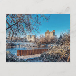 Trim Castle in Winter Briefkaart