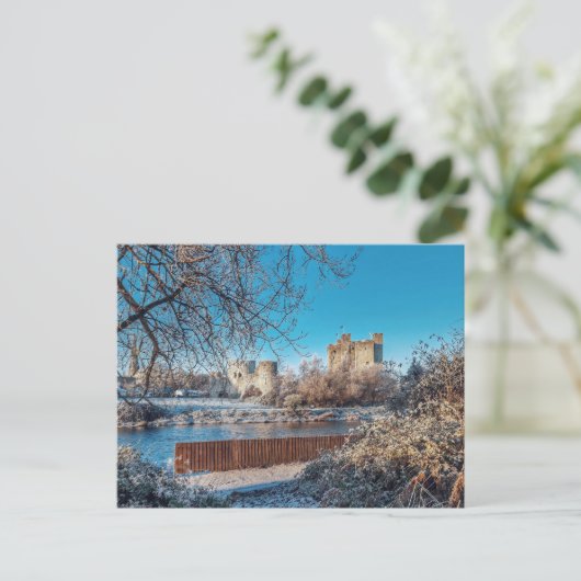 Trim Castle in Winter Briefkaart (Staand voorkant)