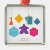 Trim de Boom met Bordspellen Premium Ornament (Voorkant)