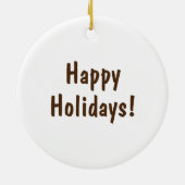 Trim de Boom met Pi Keramisch Ornament (Achterkant)