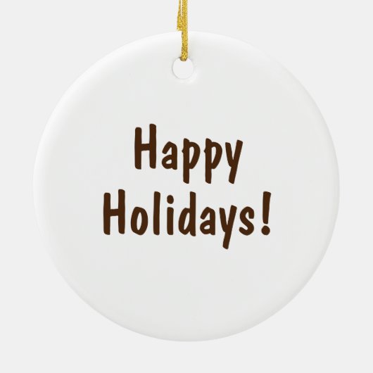 Trim de Boom met Pi Keramisch Ornament (Achterkant)