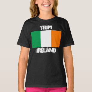 Trim, Ierland met Ierse vlag Kinderen T-shirt