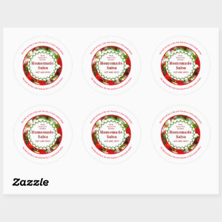 Trim om 2 inch Homemade Salsa Canning Labels te pa